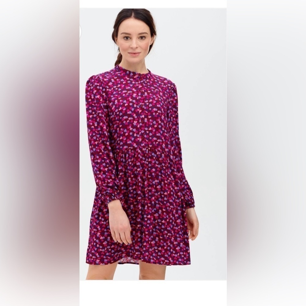 MODCLOTH x SugarHill Brighton Danica Smocked Dress Confetti Petals Print…